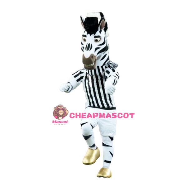 Sport Zebra Mascot Costume