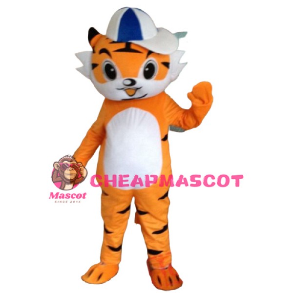 Happy Boy Tiger Mascot Costume