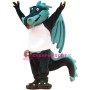 Green Dragon Mascot Costume