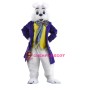 Purple Wendell Rabbit Mascot Costume