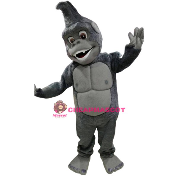 Friendly Gorilla Mascot Costume