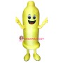 Yellow Condom Mascot Costume