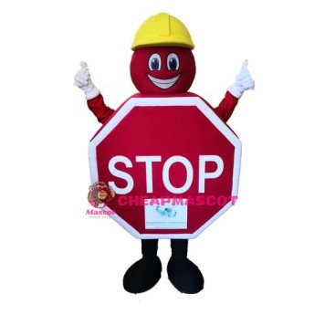 Stop Sign Mascot Costume