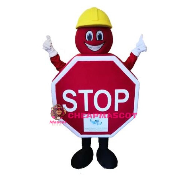Stop Sign Mascot Costume