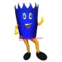 Blue Crown Mascot Costume