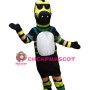 Colorful Zebra Mascot Costume
