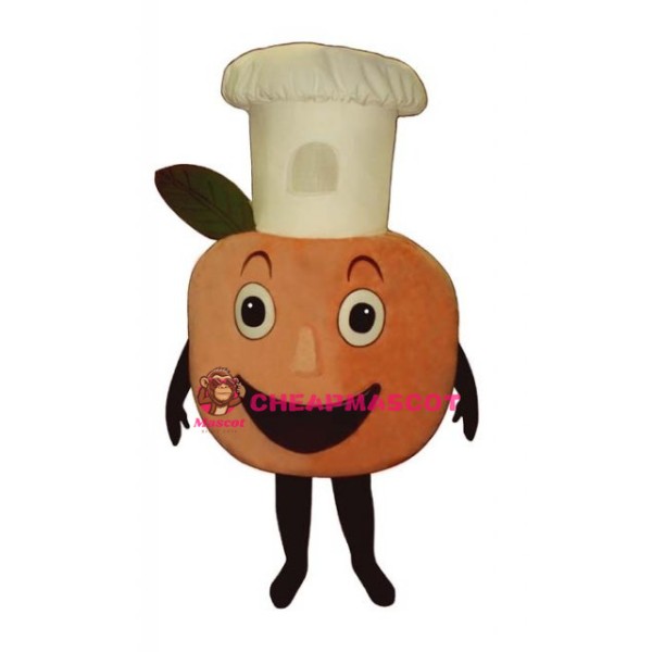 Baker Peach Mascot Costume