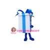 White Gift Mascot Costume