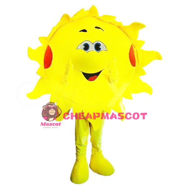 Friendly Sun Mascot Costume