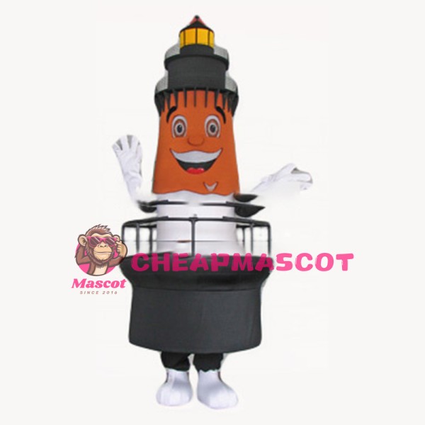 Happy Lighthouse Mascot Costume