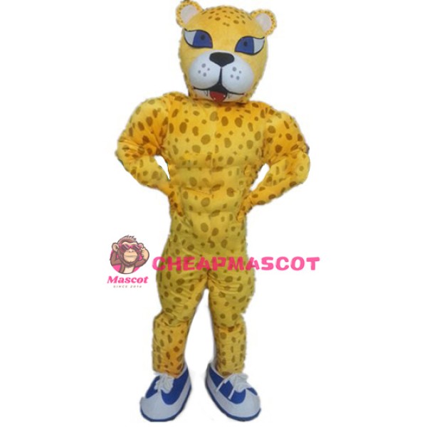 Power Cheetah Mascot Costume