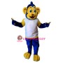 Blue & Yellow Monkey Mascot Costume