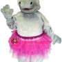 Beautiful Female Hippo Mascot Costume