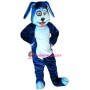 Super Cute Blue Dog Mascot Costume