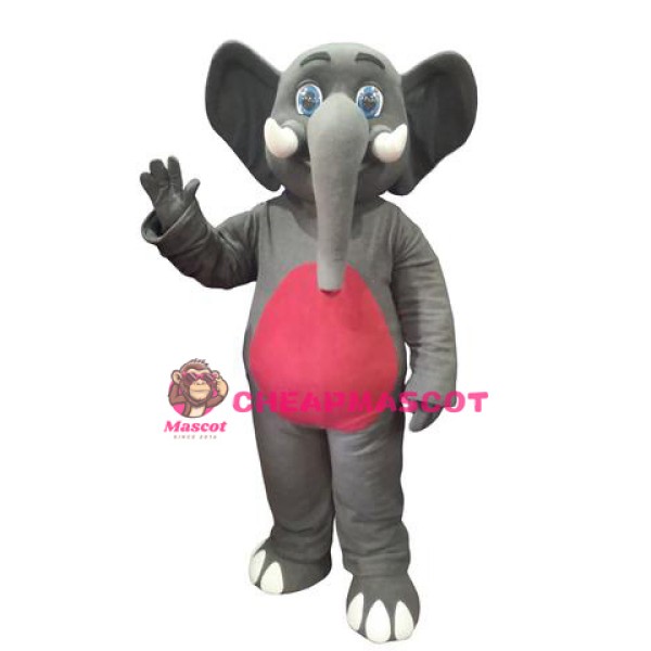 Friendly Elephant Mascot Costume