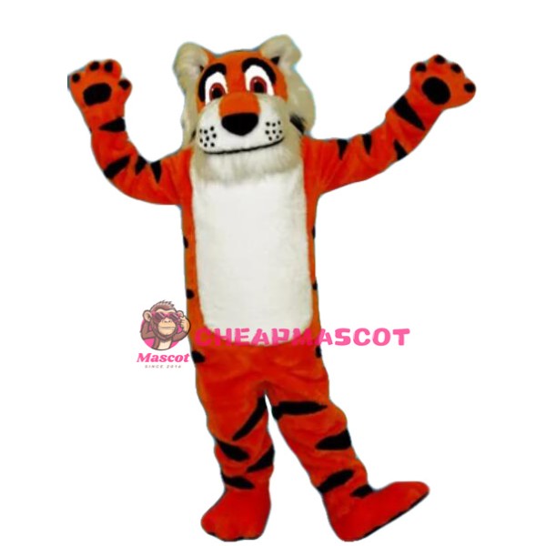 Super Lovable Tiger Mascot Costume