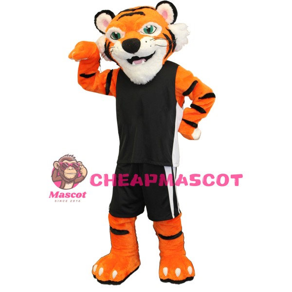 Super Friendly Tiger Mascot Costume