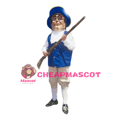 Brave Patriot Mascot Costume
