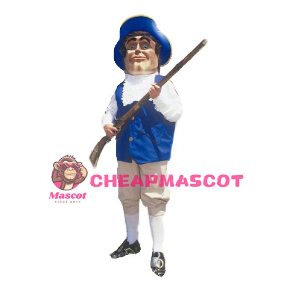 Brave Patriot Mascot Costume