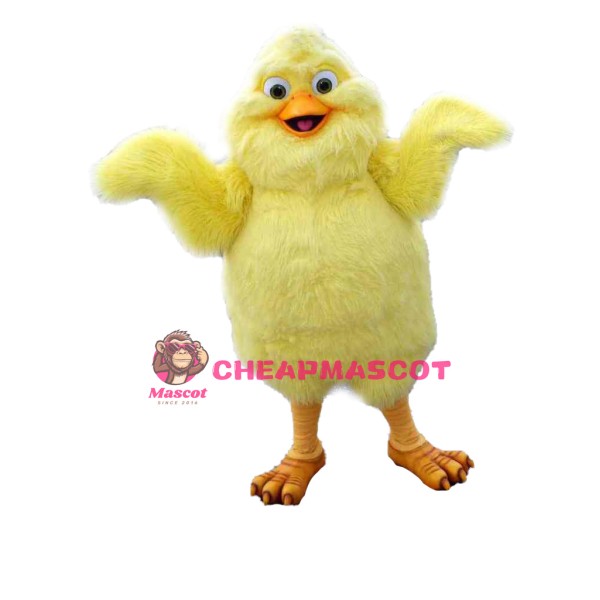 Super Cute Yellow Chicken Baby Mascot Costume