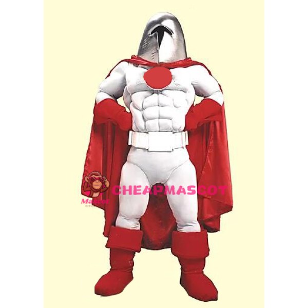 Power Muscular Warrior Mascot Costume