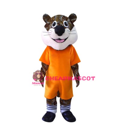Happy School Leopard Mascot Costume
