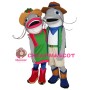The Catfish Couple Mascot Costume