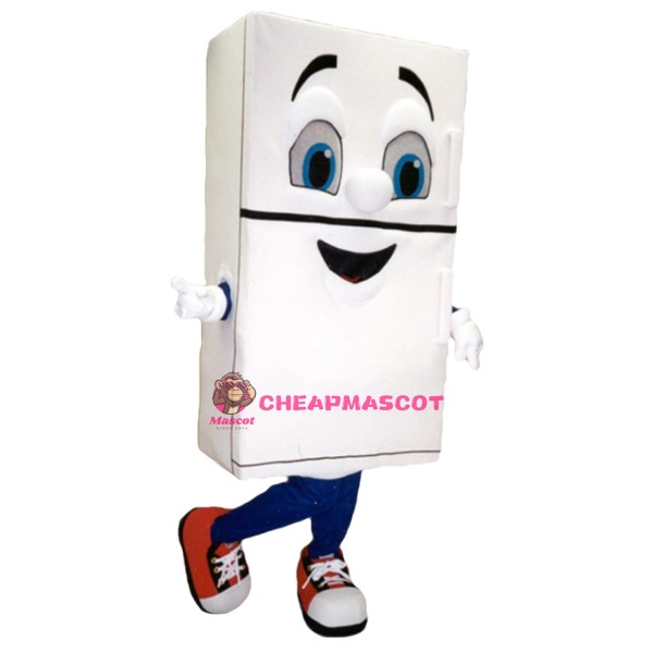 White Fridge Mascot Costume