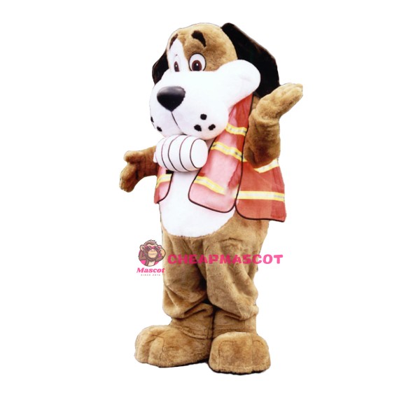 Fred Cross Dog Mascot Costume