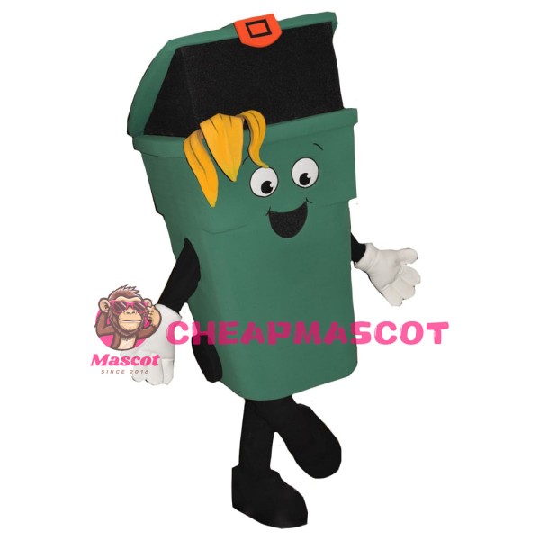 Happy Green Bin Mascot Costume