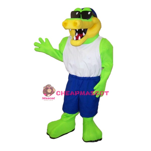 Cool Gator Mascot Costume