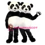 Panda Couple Mascot Costume