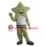 Red Star Man Mascot Costume