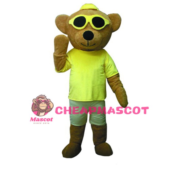 Cool Hip Hop Bear Mascot Costume