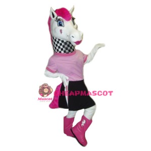Beautiful Female Zebra Mascot Costume