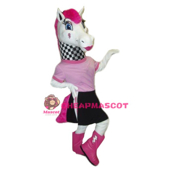 Beautiful Female Zebra Mascot Costume