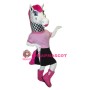 Beautiful Female Zebra Mascot Costume
