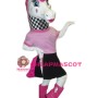 Beautiful Female Zebra Mascot Costume
