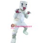 Super Cute White Tiger Mascot Costume