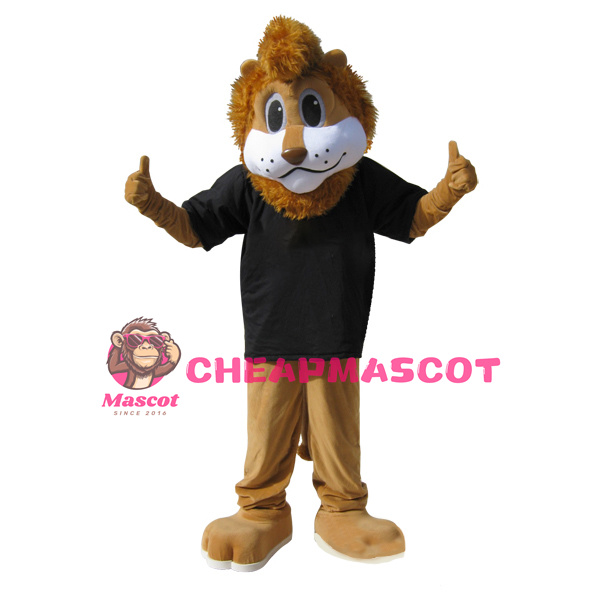 Sporty Lion Mascot Costume