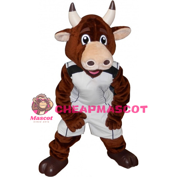 College Sport Bull Mascot Costume