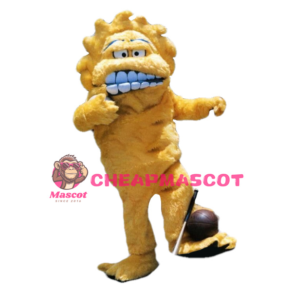 Yellow Monster Mascot Costume