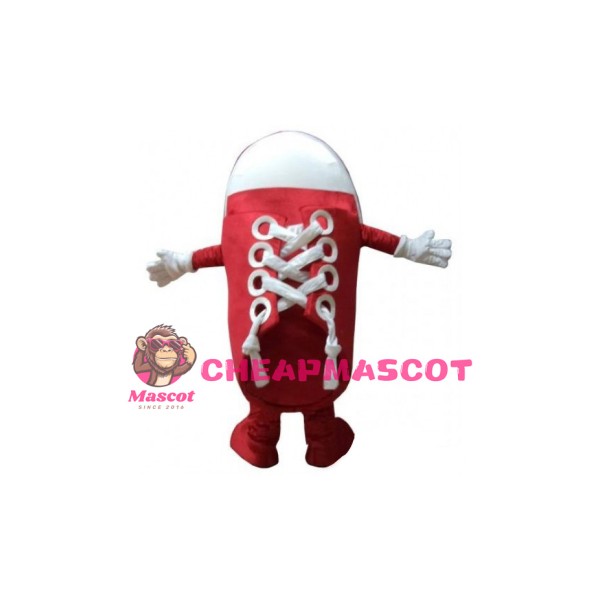 Red Shoes Mascot Costume