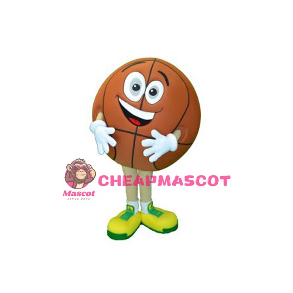 Happy Basketball Mascot Costume