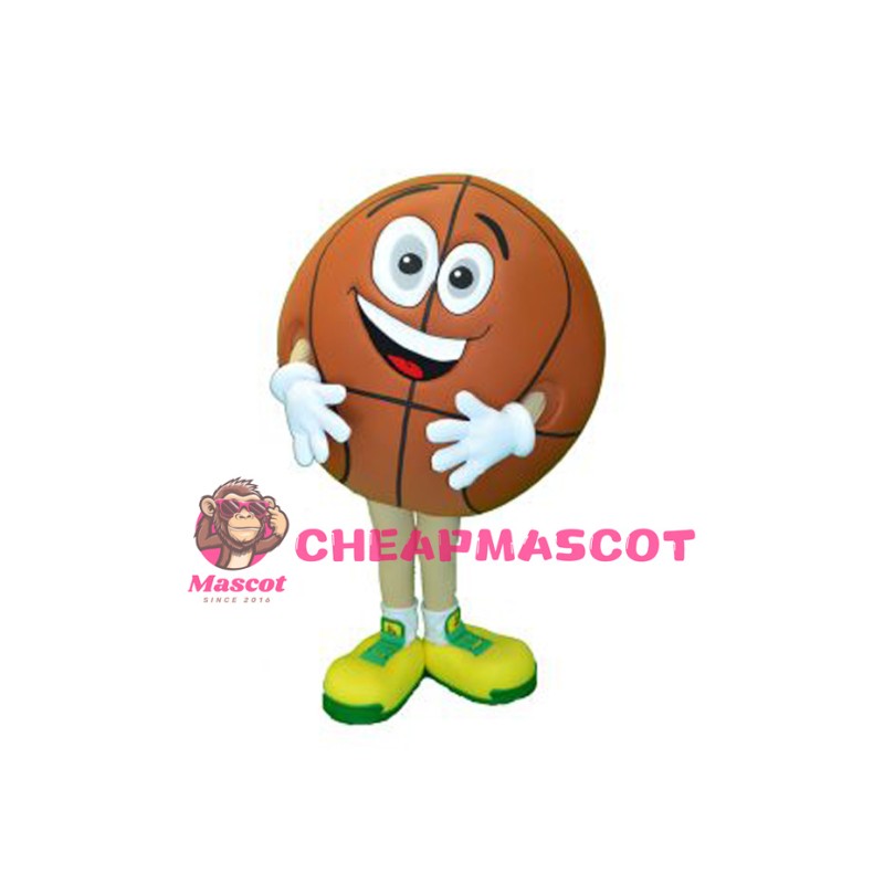 Happy Basketball Mascot Costume