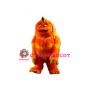 Orange Monster Mascot Costume