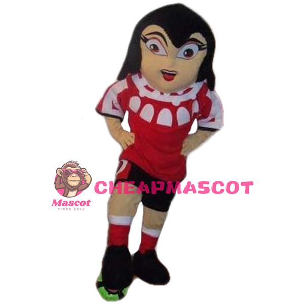 Football Girl Mascot Costume