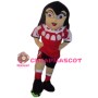 Football Girl Mascot Costume