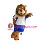 Sport School Lion Mascot Costume