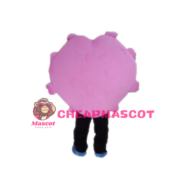 Pink Waffle Mascot Costume